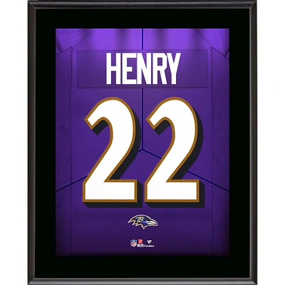 Derrick Henry Baltimore Ravens 10.5" x 13" Jersey Number Sublimated Player Plaque