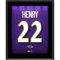 Derrick Henry Baltimore Ravens 10.5" x 13" Jersey Number Sublimated Player Plaque