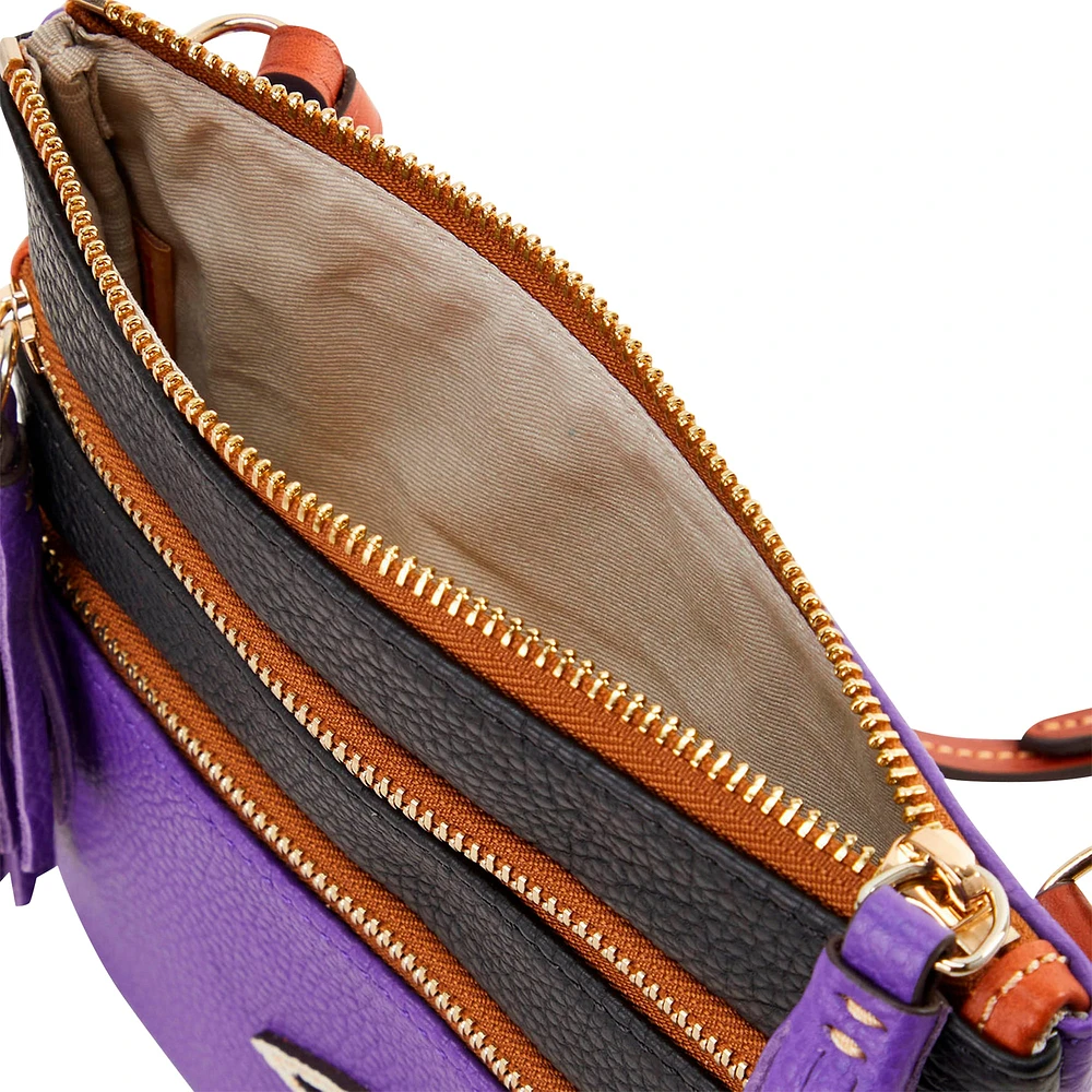 Sac à main à bandoulière triple zip Dooney & Bourke Baltimore Ravens Infield