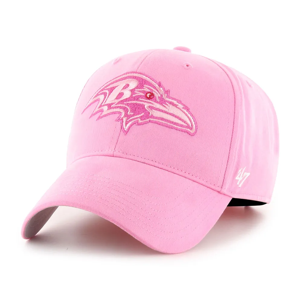 Youth New Era Pink Baltimore Ravens 2022 NFL Crucial Catch