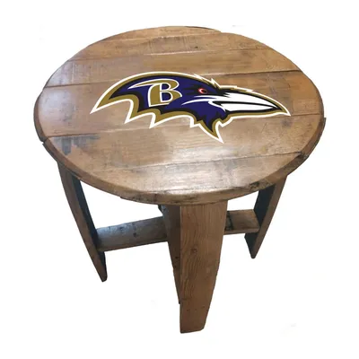 Baltimore Ravens Imperial Oak Barrel Table