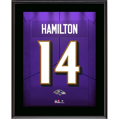 Kyle Hamilton Baltimore Ravens 10.5" x 13" Jersey Number Sublimated Player Plaque