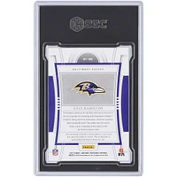 Kyle Hamilton Baltimore Ravens Autographed 2022 Panini National Treasures Logo Patch Relic #186 #1/1 SGC Authenticated 8.5/10 Rookie Card 