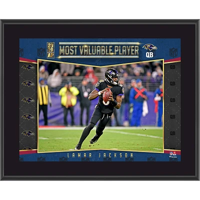 Lamar Jackson Baltimore Ravens 10.5" x 13" 2019 NFL Most Valuable Player Sublimated Plaque