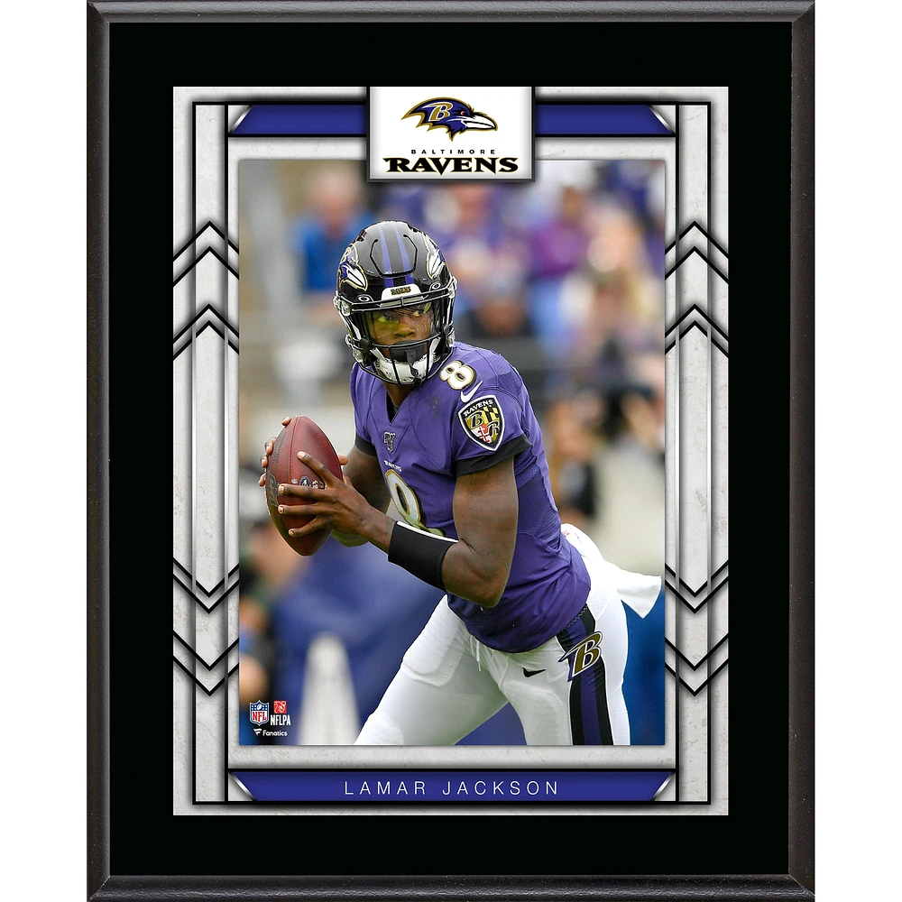 Lamar Jackson Baltimore Ravens 10.5" x 13" Player Sublimated Plaque