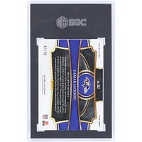 Lamar Jackson Baltimore Ravens 2023 Panini Select Dragon Scale Prizm #307 #47/70 SGC Authenticated 8.5 Card