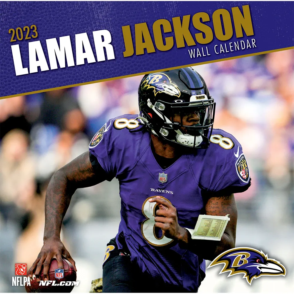 Lids Lamar Jackson Baltimore Ravens 2023 Player Calendar
