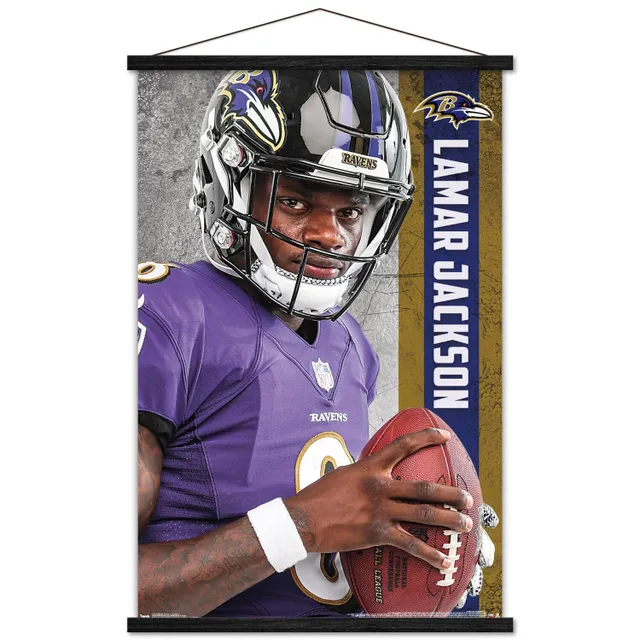 Baltimore Ravens Lamar Jackson Fathead Mini Stand Out