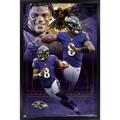 Lamar Jackson Baltimore Ravens Signature Bronze Coin Signature Photo