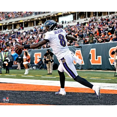 Fanatics Authentic Lamar Jackson Baltimore Ravens Framed 11 x 14 Spotlight Photograph - Facsimile Signature