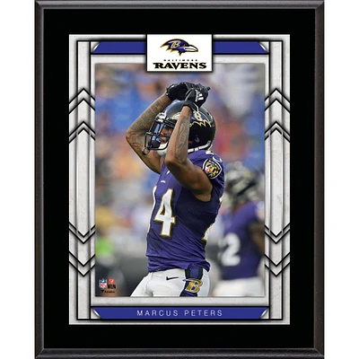Marcus Peters Baltimore Ravens 10.5" x 13" Sublimated Player Plaque