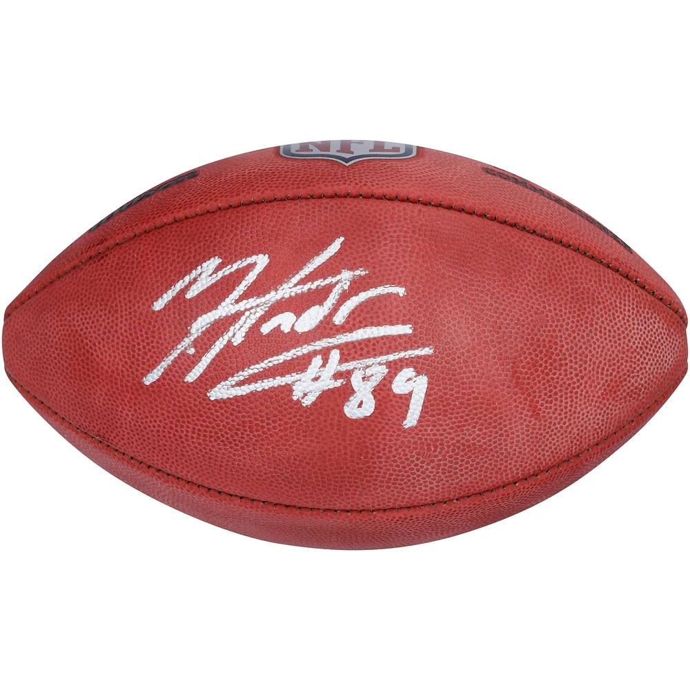 Mark Andrews Baltimore Ravens Autographed Duke Game Football