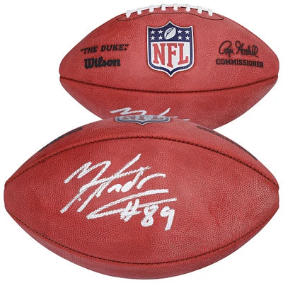 Mark Andrews Baltimore Ravens Autographed Duke Game Football