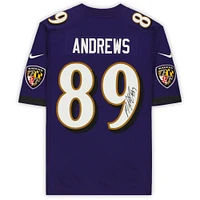 Mark Andrews Baltimore Ravens Autographed Nike Purple Limited Jersey