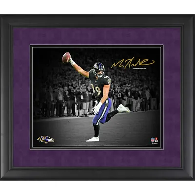 Calais Campbell Baltimore Ravens Facsimile Signature Framed 11'' x 14''  Spotlight Photograph