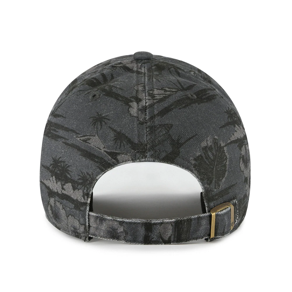 Men's '47  Black Baltimore Ravens Fiji Clean Up Adjustable Hat