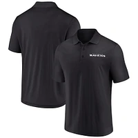 Men's Fanatics  Black Baltimore Ravens Polo