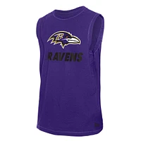 Men's New Era  Purple Baltimore Ravens Leisure Collection Tank Top