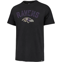 T-shirt pour homme '47 Black Baltimore Ravens All Arch Franklin