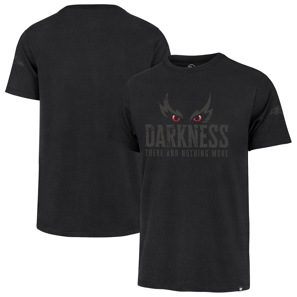 Men's '47 Black Baltimore Ravens Darkness Falls T-Shirt