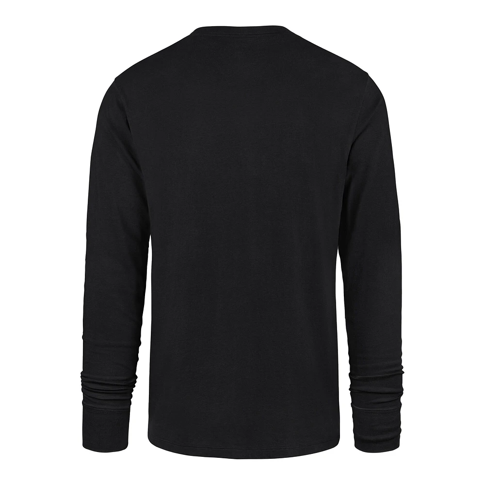 T-shirt à manches longues Franklin Rise and Conquer des Baltimore Ravens pour homme, noir, 1947