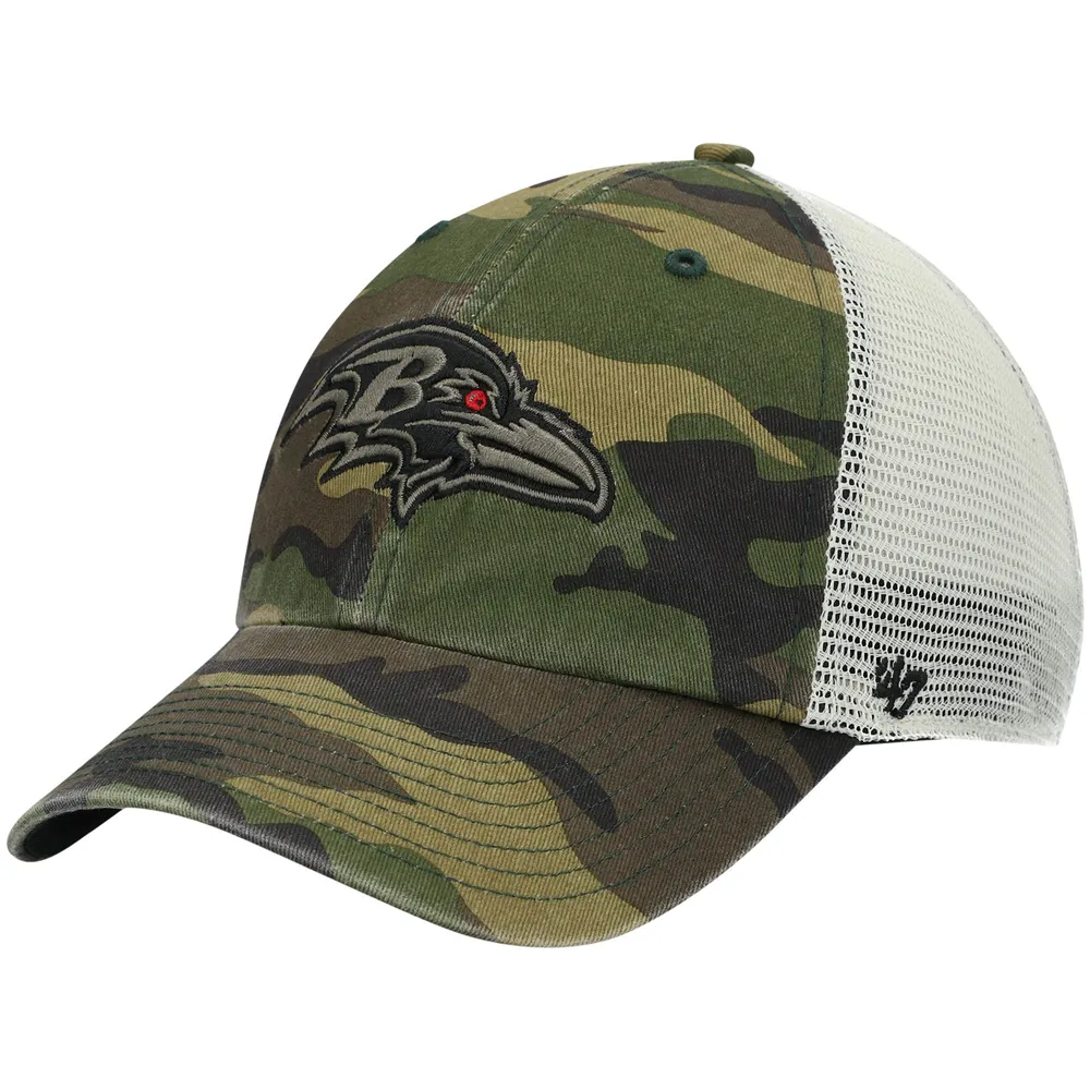 Baltimore Ravens New Era Youth Trucker 9FIFTY Snapback Hat - Camo