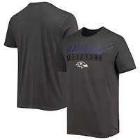 T-shirt '47 Anthracite Baltimore Ravens Dark Ops Super Rival pour homme