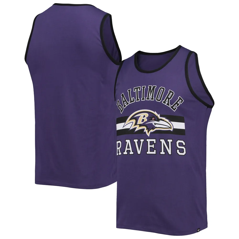 Men's Starter Purple/Black Baltimore Ravens Logo Touchdown Fashion Tank Top Size: Small