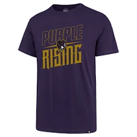 Men's '47 Purple Baltimore Ravens Rising Super Rival T-Shirt