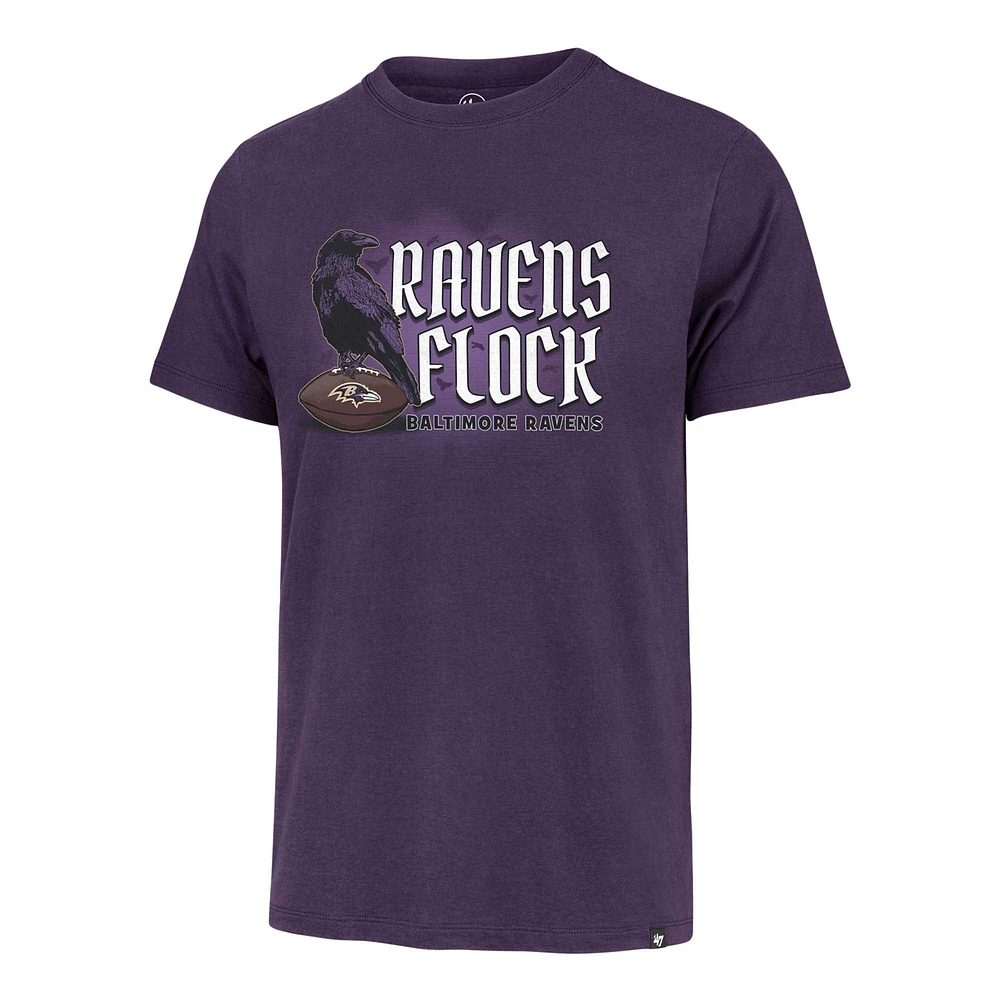 Men's '47 Purple Baltimore Ravens Regional Franklin T-Shirt