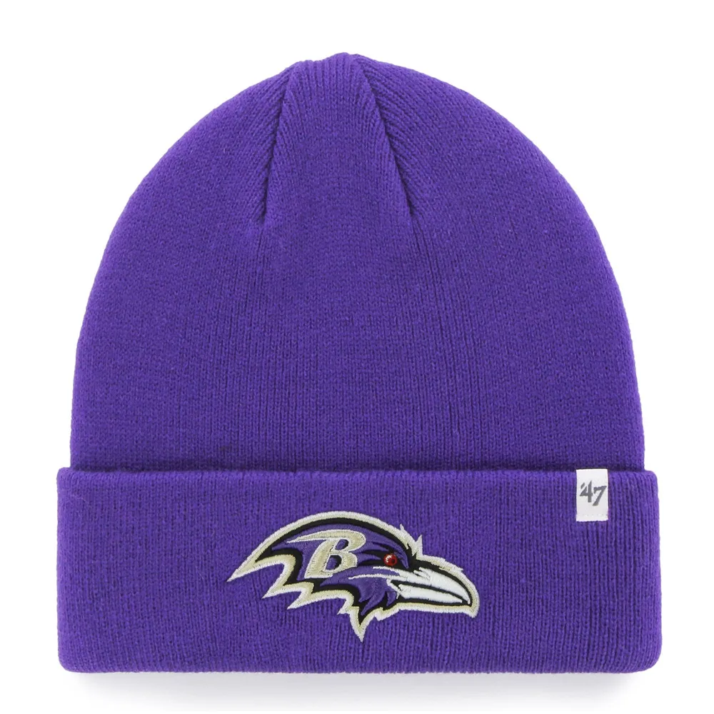 Baltimore Ravens '47 Highline Cuffed Knit Hat - Gray