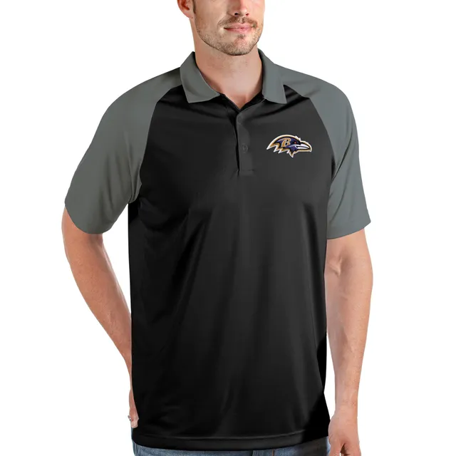 Mens Vineyard Vines NFL Baltimore Ravens Short Sleeve Golf Polo