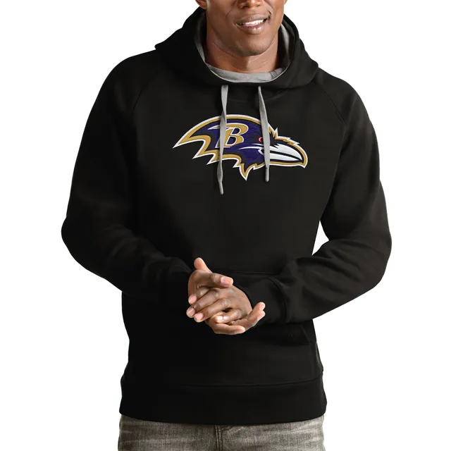 Men's The Wild Collective Black Baltimore Ravens Camo Pullover Hoodie