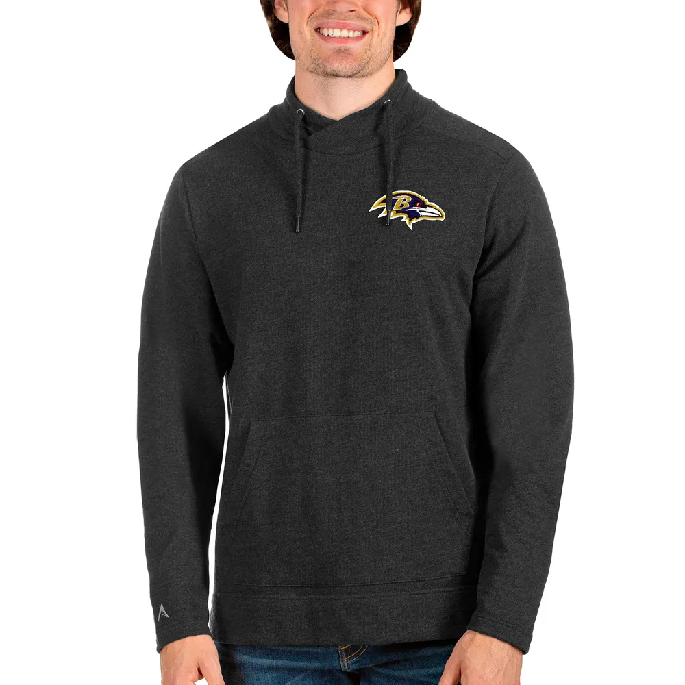 Lids Baltimore Ravens Antigua Reward Crossover Neckline Pullover Sweatshirt