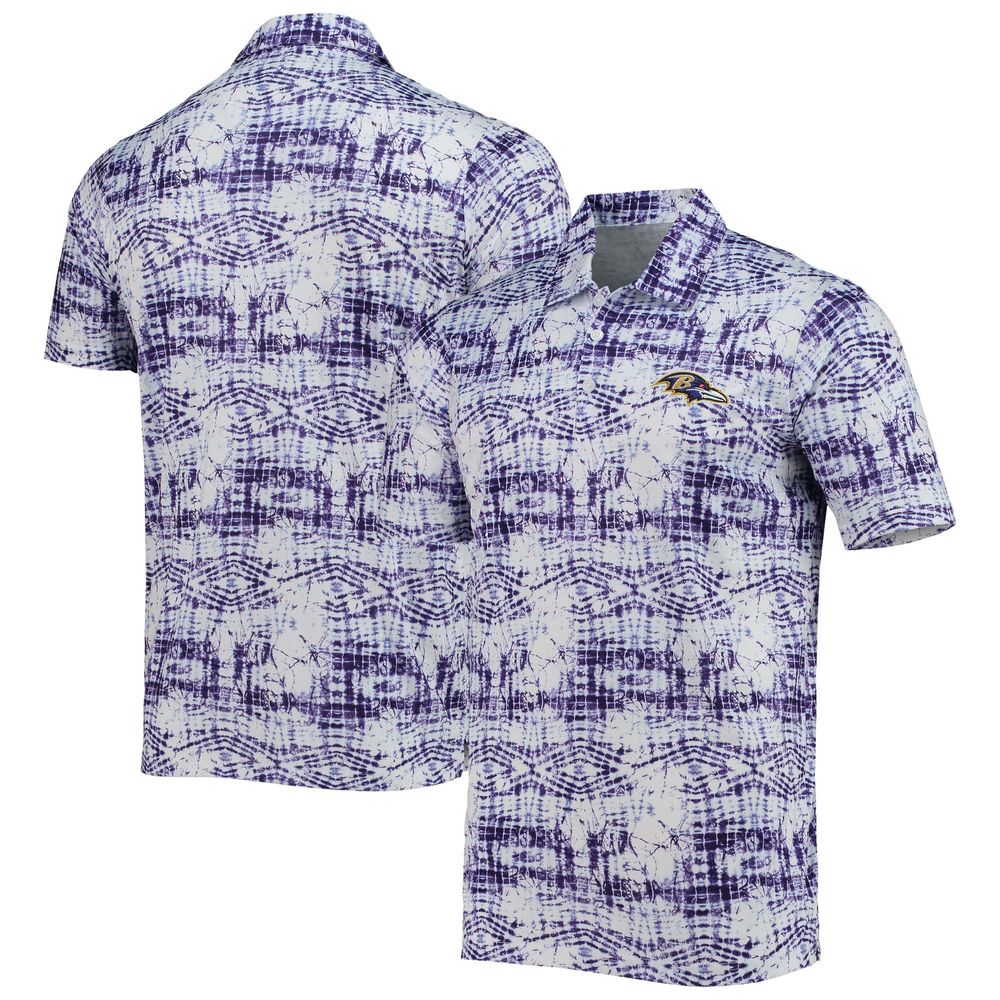 BALTIMORE RAVENS ANTIGUA Plaid Mens Large Shirt Short Sleeve Button Football