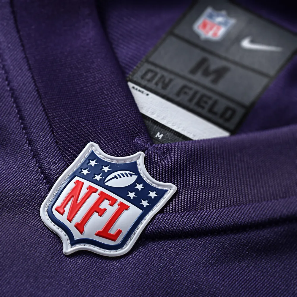 Nike Men's Baltimore Ravens Justin Tucker Nike Purple Game Player Jersey
