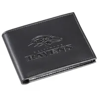 Baltimore Ravens Hybrid Bi-Fold Wallet - Black