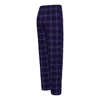 Ensemble de nuit pour hommes Concepts Sport violet/noir Baltimore Ravens Arctic T-shirt et pantalon pyjama