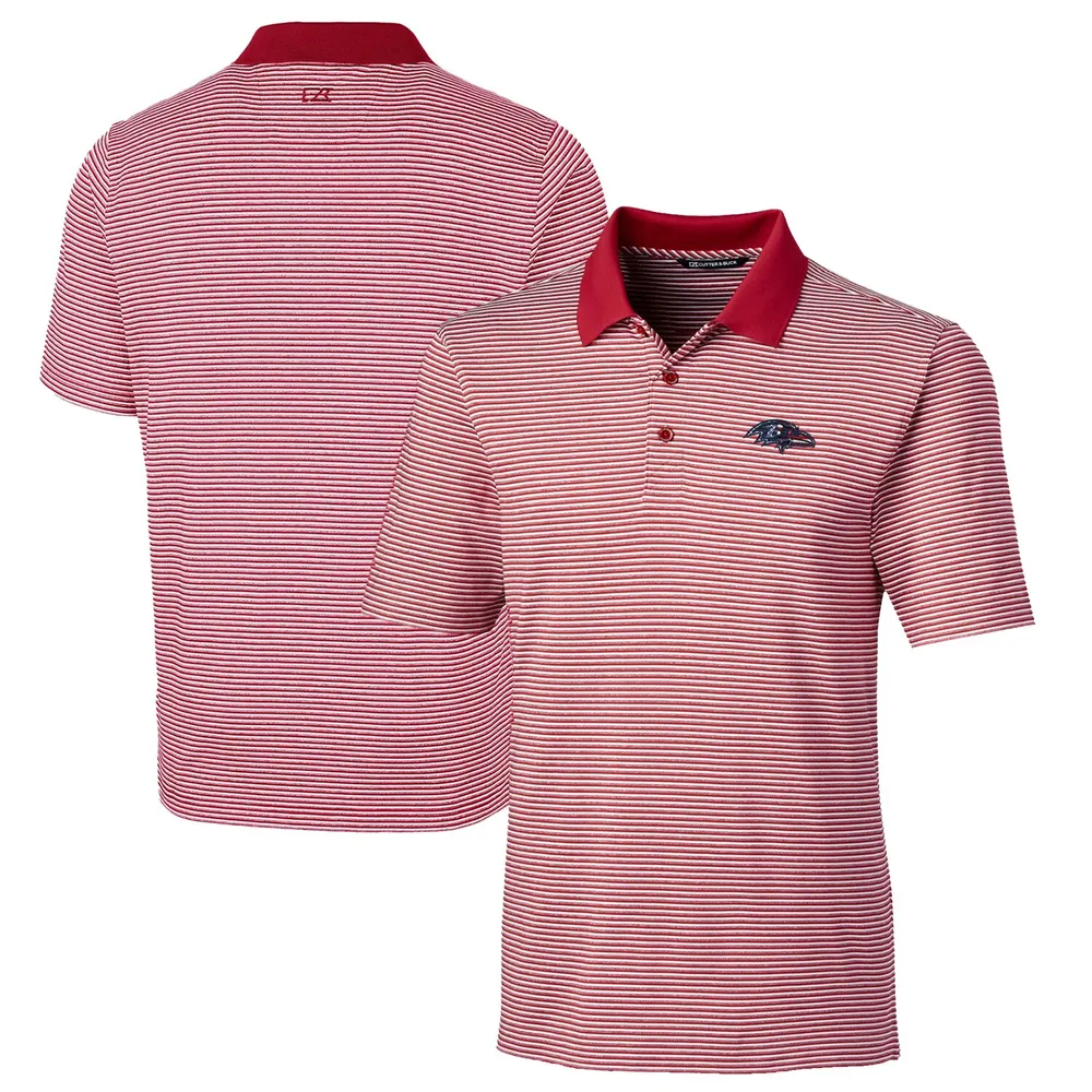 Lids Baltimore Ravens Cutter & Buck Team Forge Tonal Stripe Stretch Polo -  Cardinal