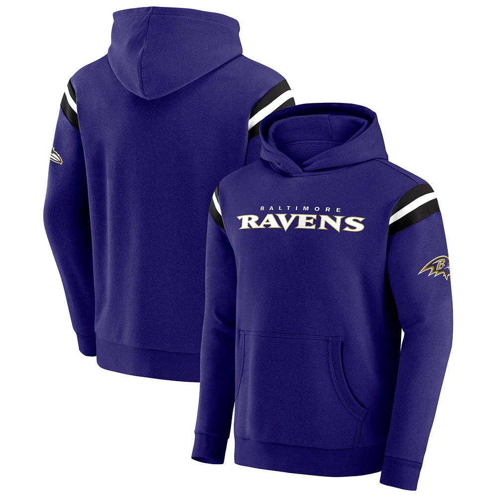 Sweat à capuche délavé violet pour homme de la collection Darius Rucker Fanatics Baltimore Ravens