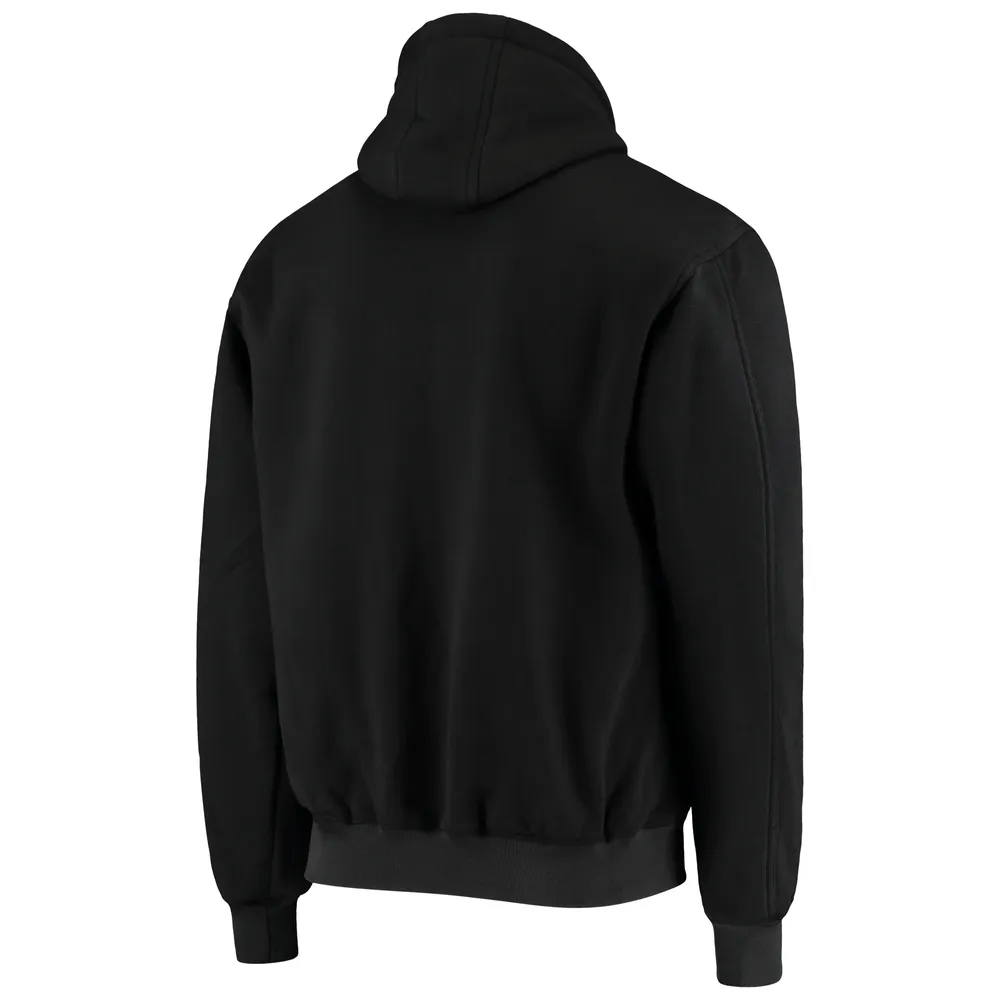 Men's Dunbrooke Black Baltimore Ravens Craftsman Thermal-Lined Full-Zip Hoodie