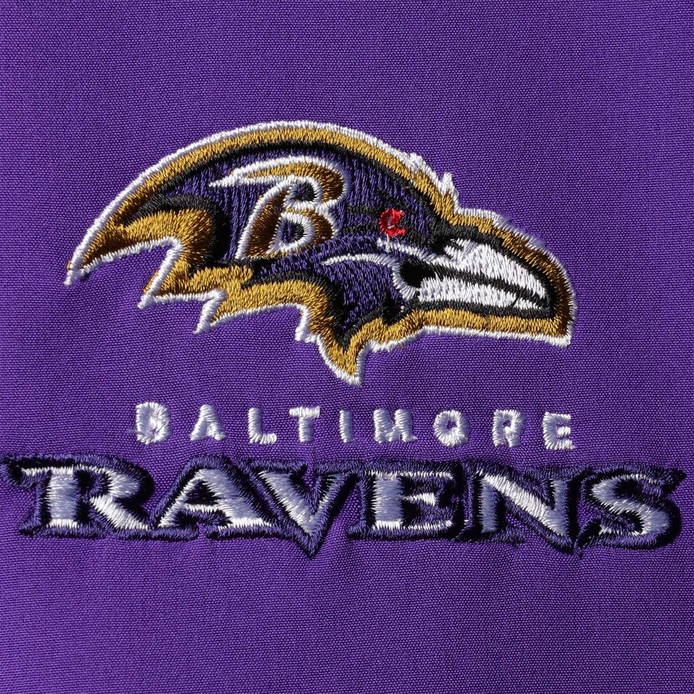 Men's Dunbrooke Purple/Black Baltimore Ravens Big & Tall Alpha Full-Zip Hoodie Jacket