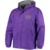 Men's Dunbrooke Purple Baltimore Ravens Logo Legacy Stadium Full-Zip Jacket