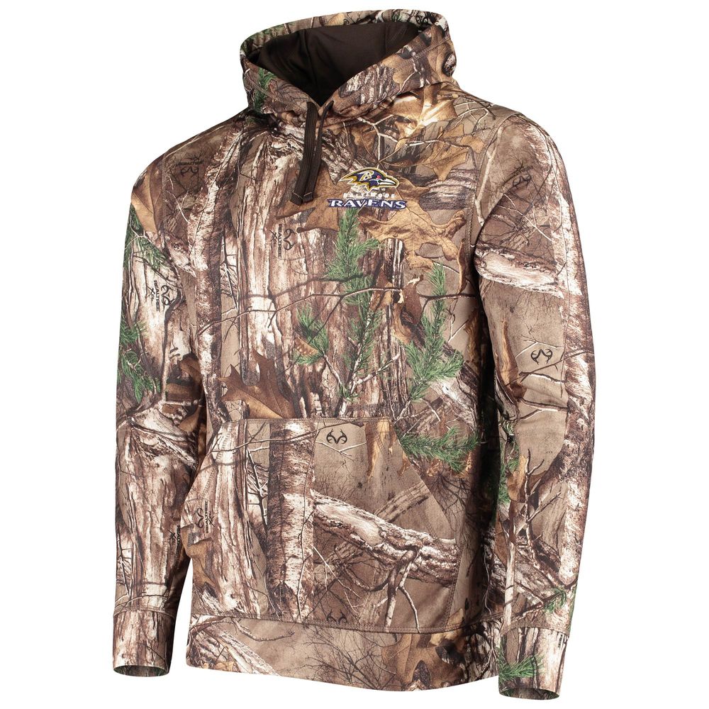 Men's Dunbrooke Realtree Camo Baltimore Ravens Circle Champion Tech Fleece Pullover Hoodie