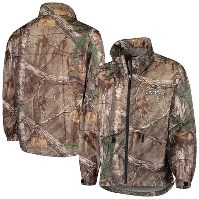 Baltimore Ravens Dunbrooke Circle Sportsman Waterproof Packable Full-Zip Jacket - Realtree Camo