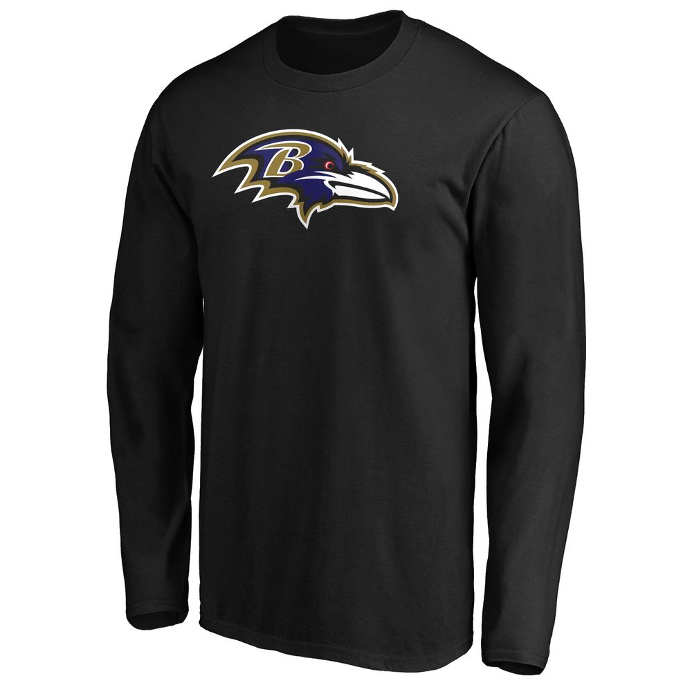 Men's Fanatics Branded White Baltimore Ravens Long Sleeve T-Shirt