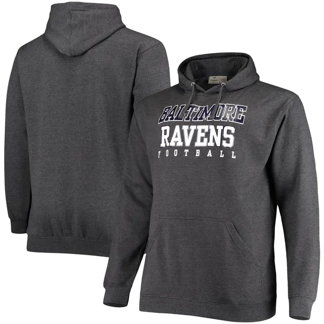 Lids Tennessee Titans Fanatics Branded Big & Tall Practice Pullover Hoodie  - Heathered Charcoal