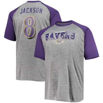 Men's Nike Lamar Jackson Black Baltimore Ravens Name & Number T-Shirt