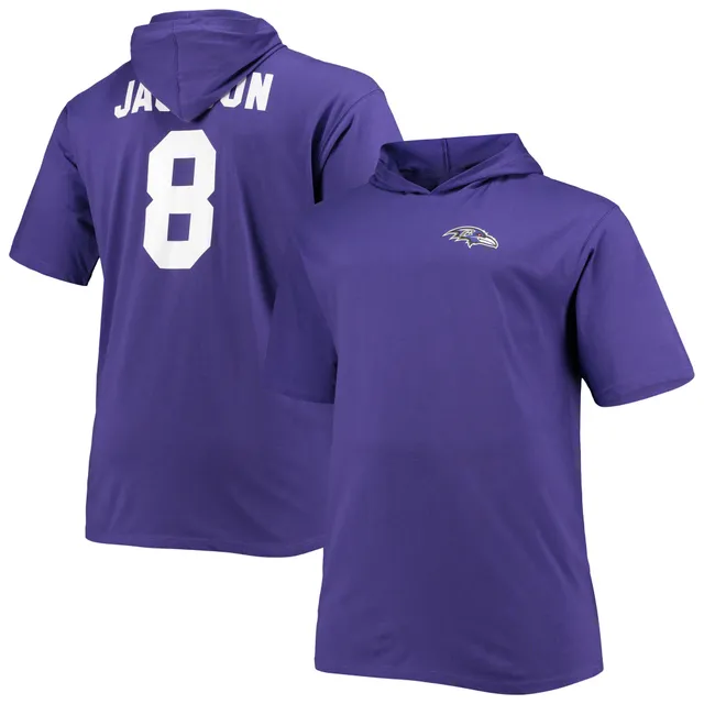 Lamar Jackson Baltimore Ravens Youth Mainliner Name & Number Long Sleeve T- Shirt - Purple