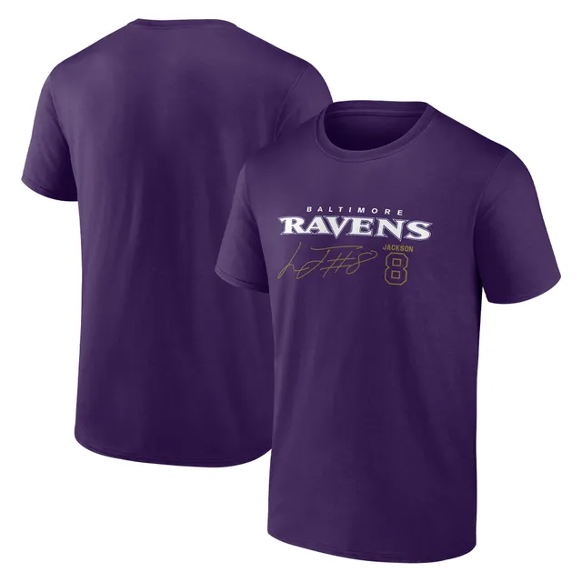 Youth Baltimore Ravens Lamar Jackson Purple Tie-Dye Name